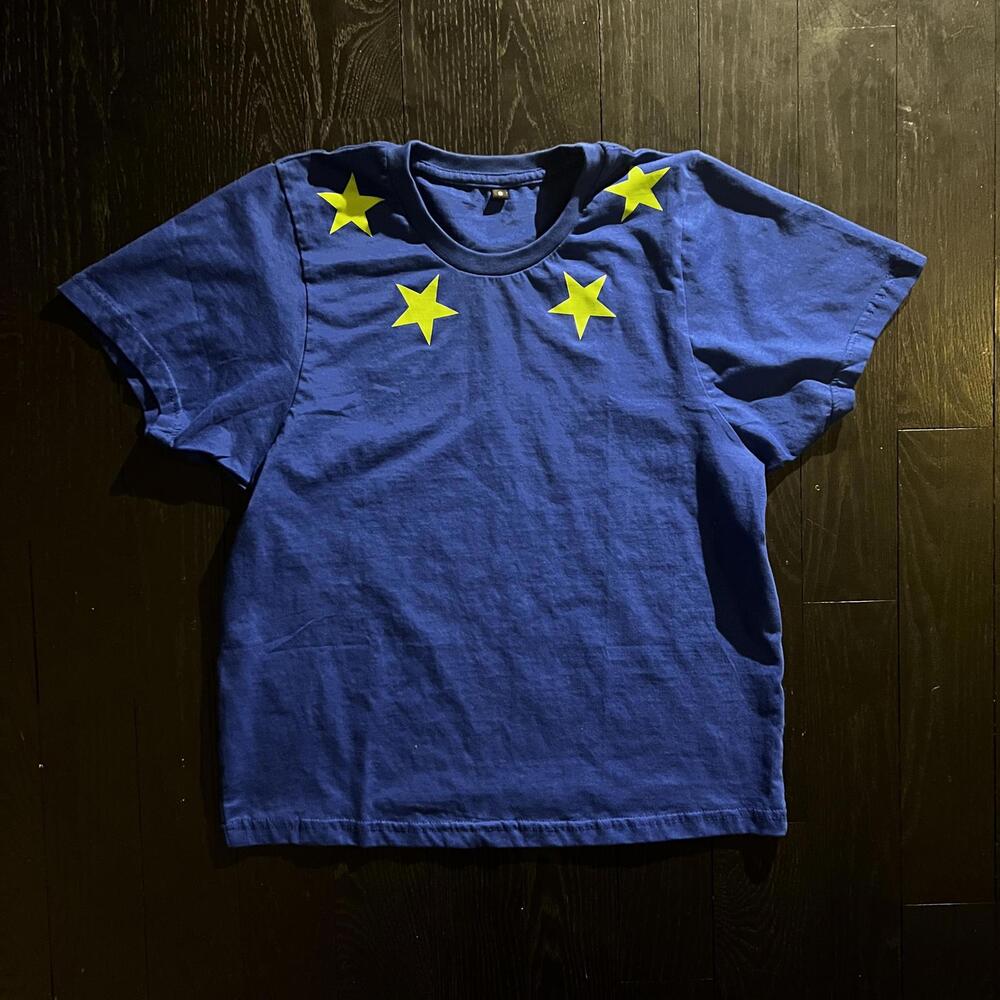 wastrre Star T-shirt Blue/Green